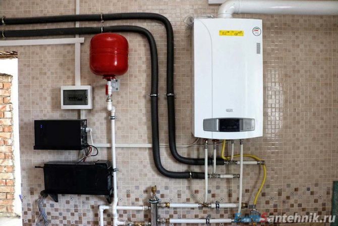 стенен газов котел