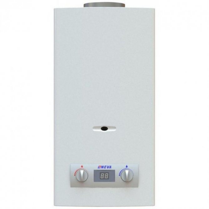 Настройване на гейзерната нева