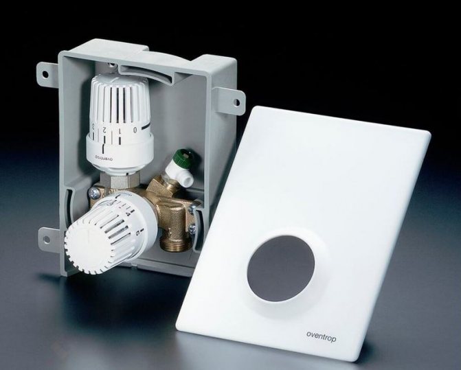 Einstellen und Einstellen einer Fußbodenheizung