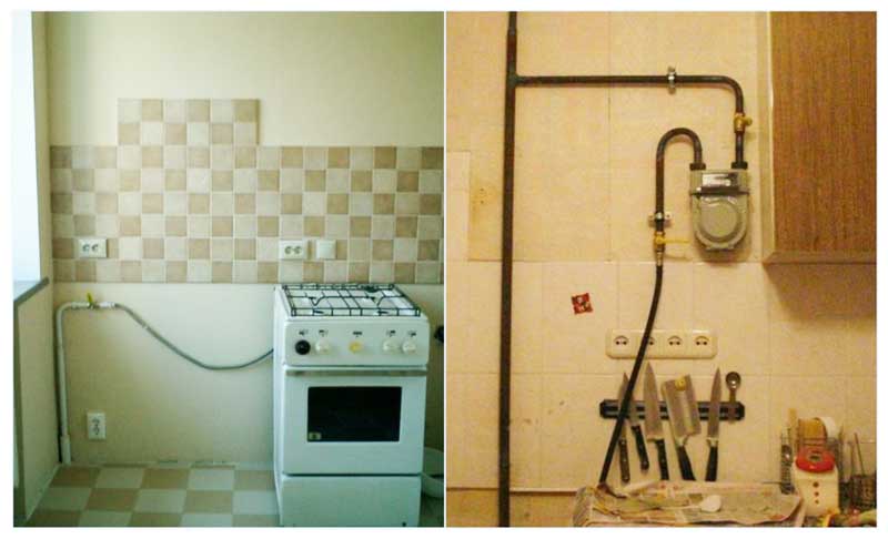 Неправилно разстояние от гнездото до газопровода