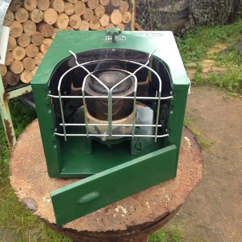 Aquecedor Solyrogaz após o trabalho.