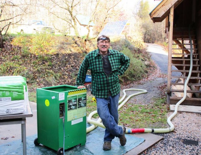 Оборудване за издухване на Ecowool