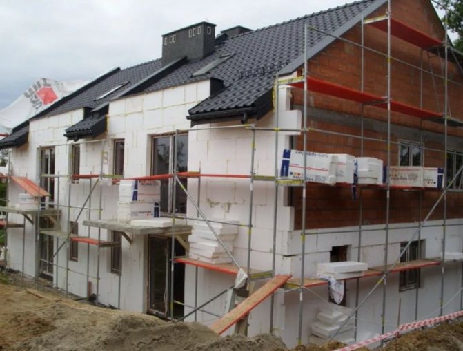 Декорация на вила от стиропор