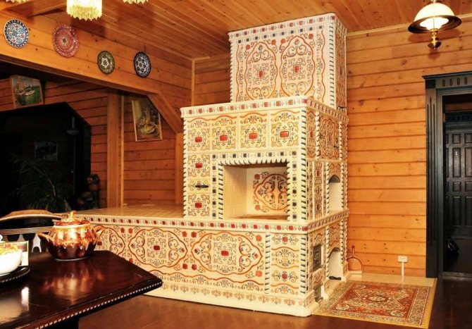 Декориране на печката със собствените си ръце в къщата