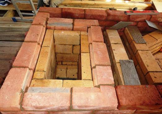 Печки за отопление и готвене, изработени от тухли