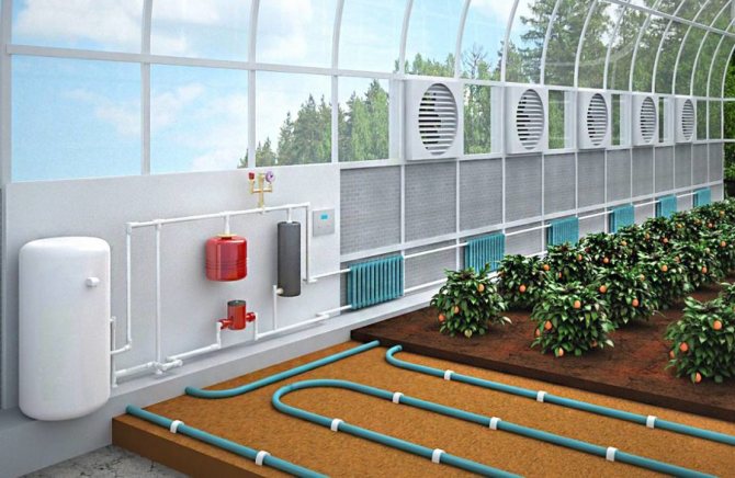 endüstriyel seraların ısıtılması