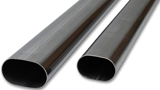 Овалният профил се използва широко не само в строителството, но и в производството на мебели.