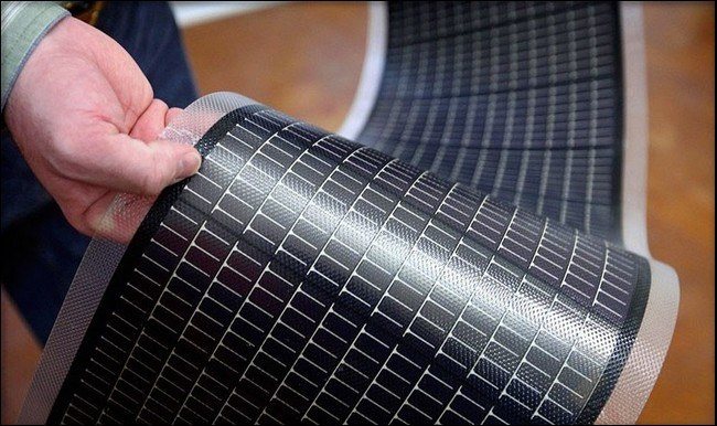 Painéis de silicone amorfo