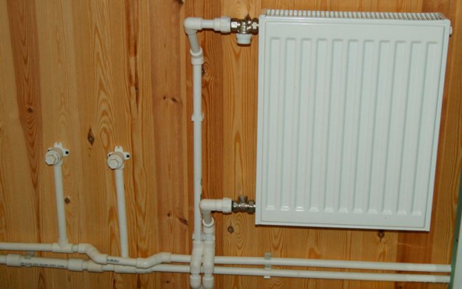 Панелен радиатор със странична връзка