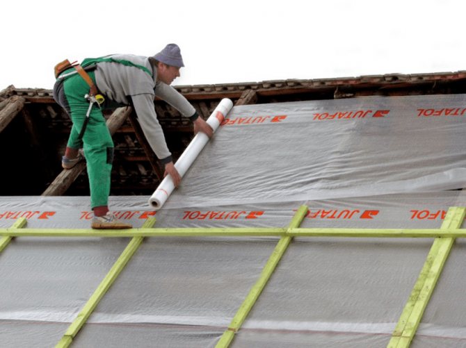 Парна бариера мембранен таван