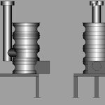 Печка за сауна от джанти