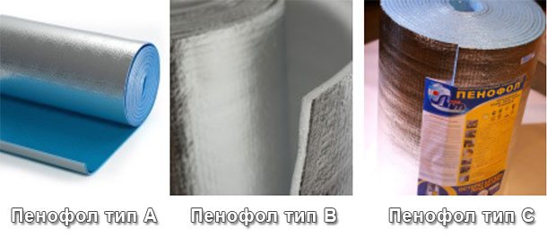 Yerden ısıtma için Penofol