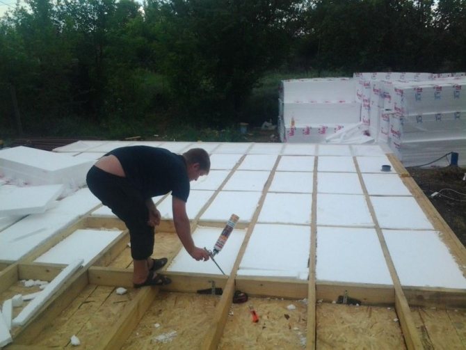 Пенопласт в подова изолация