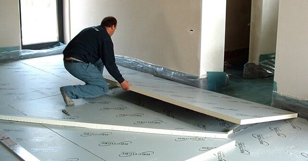 Yerden ısıtma için Penoplex