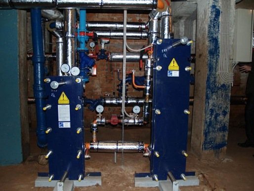 плоча топлообменник за отоплителна система