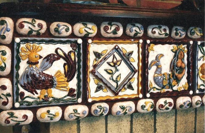 плочки за печки и камини плочки