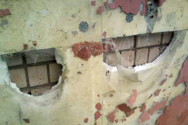 Повредени от гризачи пеноплекс