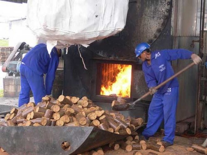 Използването на горивни брикети