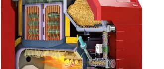 принципът на действие на котлите на пелети