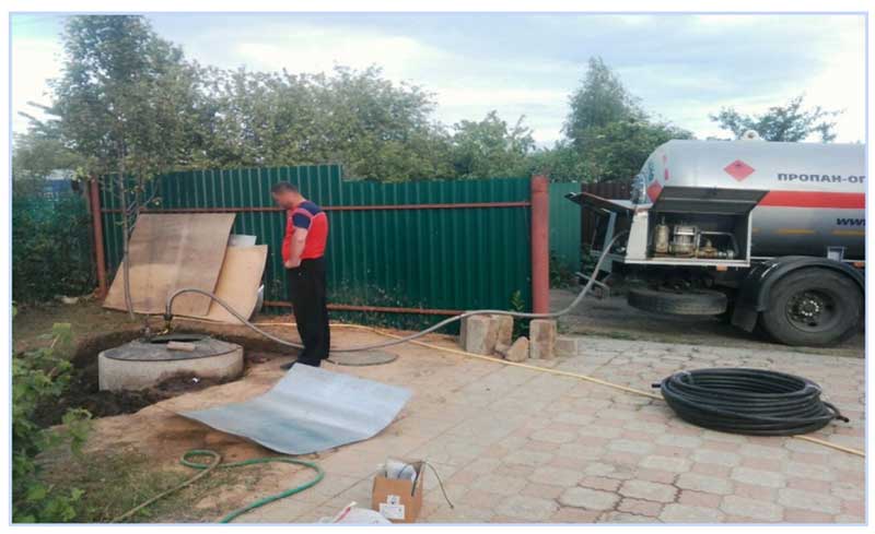 Внесен газ за частна къща