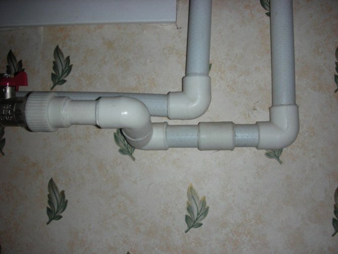 полагане на водопроводи