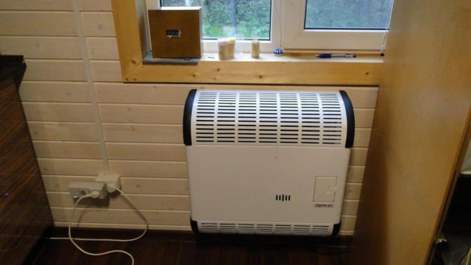 Консумация на газов конвектор