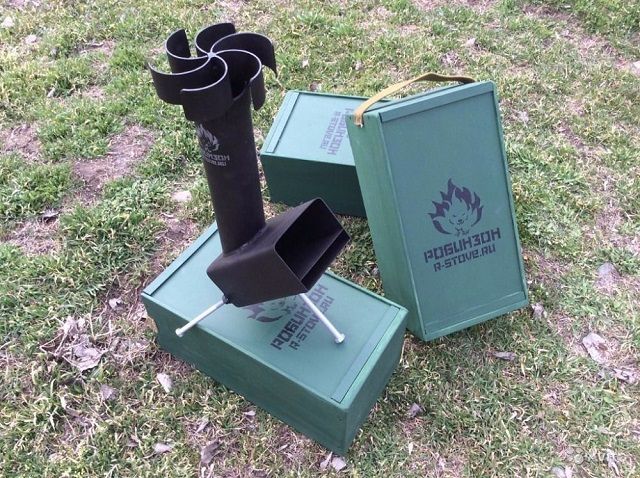 Домашна къмпинг печка на дърва