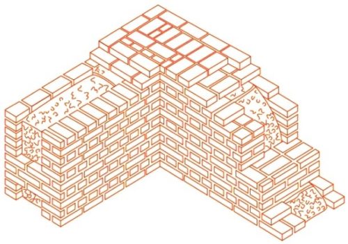 Зидарна схема с диафрагми