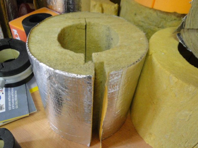 Черупка с минерална вата