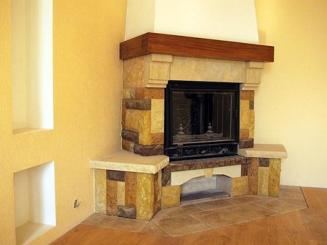 Комбинация от камък и керамика