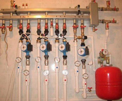 Verbindung zwischen Kessel und Verteiler