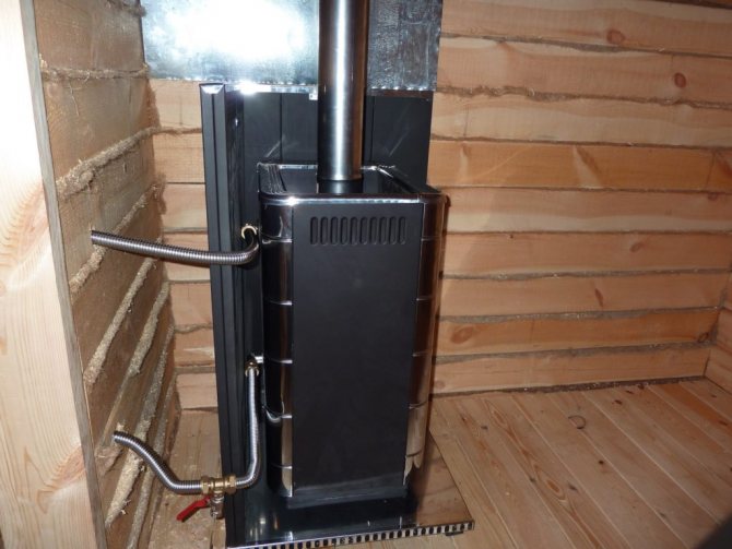 Финландски стоманен резервоар за пещ