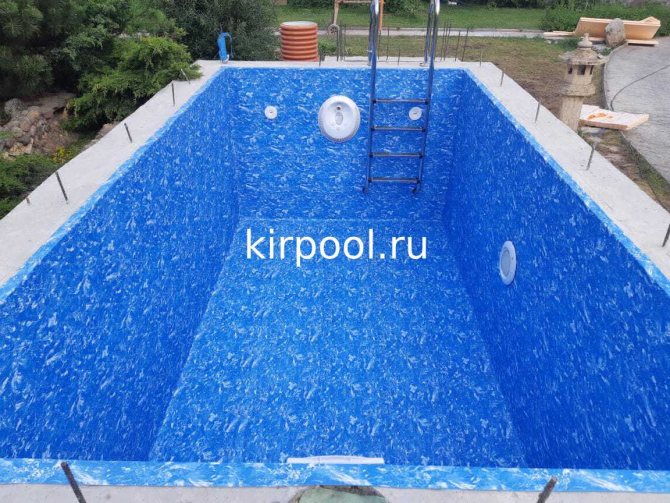 Köpük bloklardan havuz inşaatı