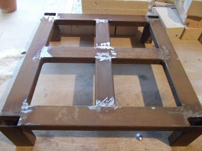 заварете рамката