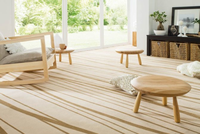 Направи си сам топъл под под килим на дървен под