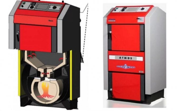 котли на твърдо гориво за пиролизно изгаряне