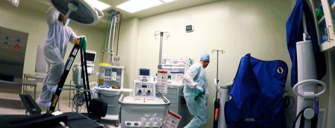 nettoyage au centre médical