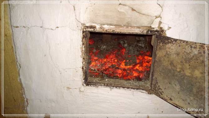 въглища в пещта