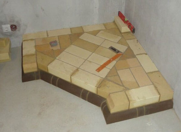 ъглова печка за летни вили