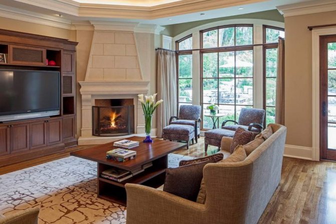 Ъглова камина