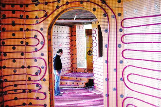 Reduzierung des Wärmeverlusts durch warme Wände, konstruktive Lösungen