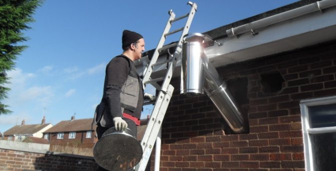 DIY Schornsteininstallation