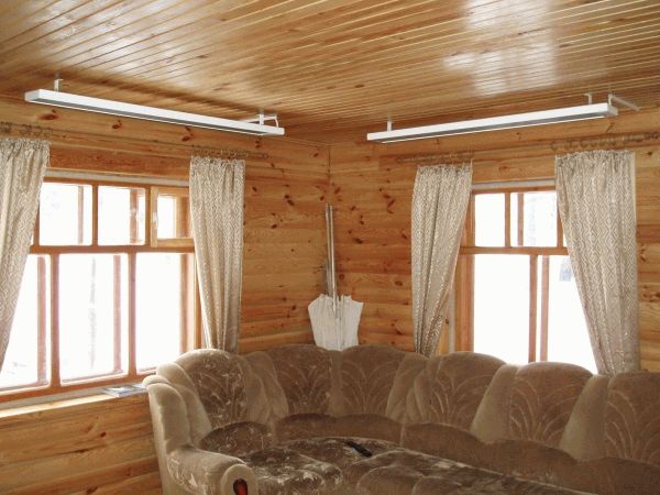 Инсталиране на инфрачервен нагревател на тавана