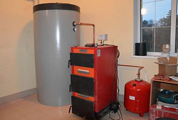 Инсталиране на топлинен акумулатор с котел