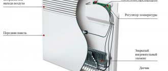 Устройството и принципът на действие на отоплителния конвектор