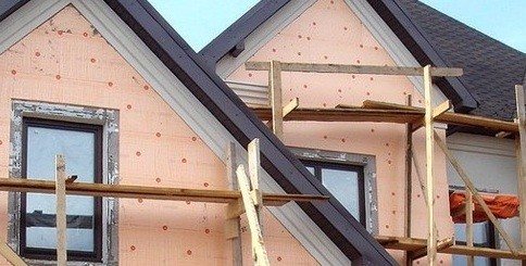 изолация на фронтона отвън с пеноплекс