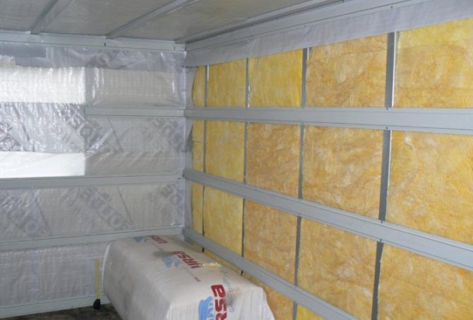 изолация на контейнера