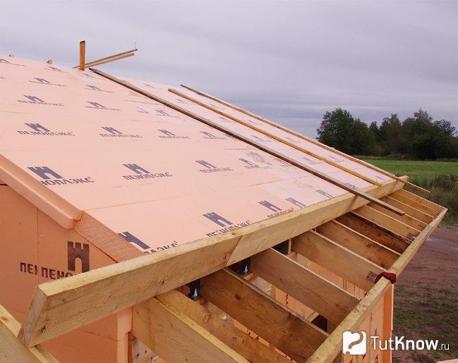 Изолация на покрива на тавана с пеноплекс