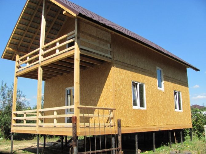 Подова изолация в рамкова къща - Пилотна основа