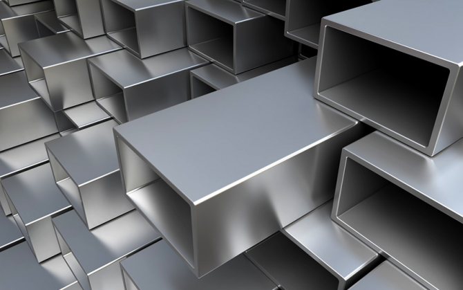 В напречно сечение тръбите имат формата на овал, квадрат или правоъгълник.